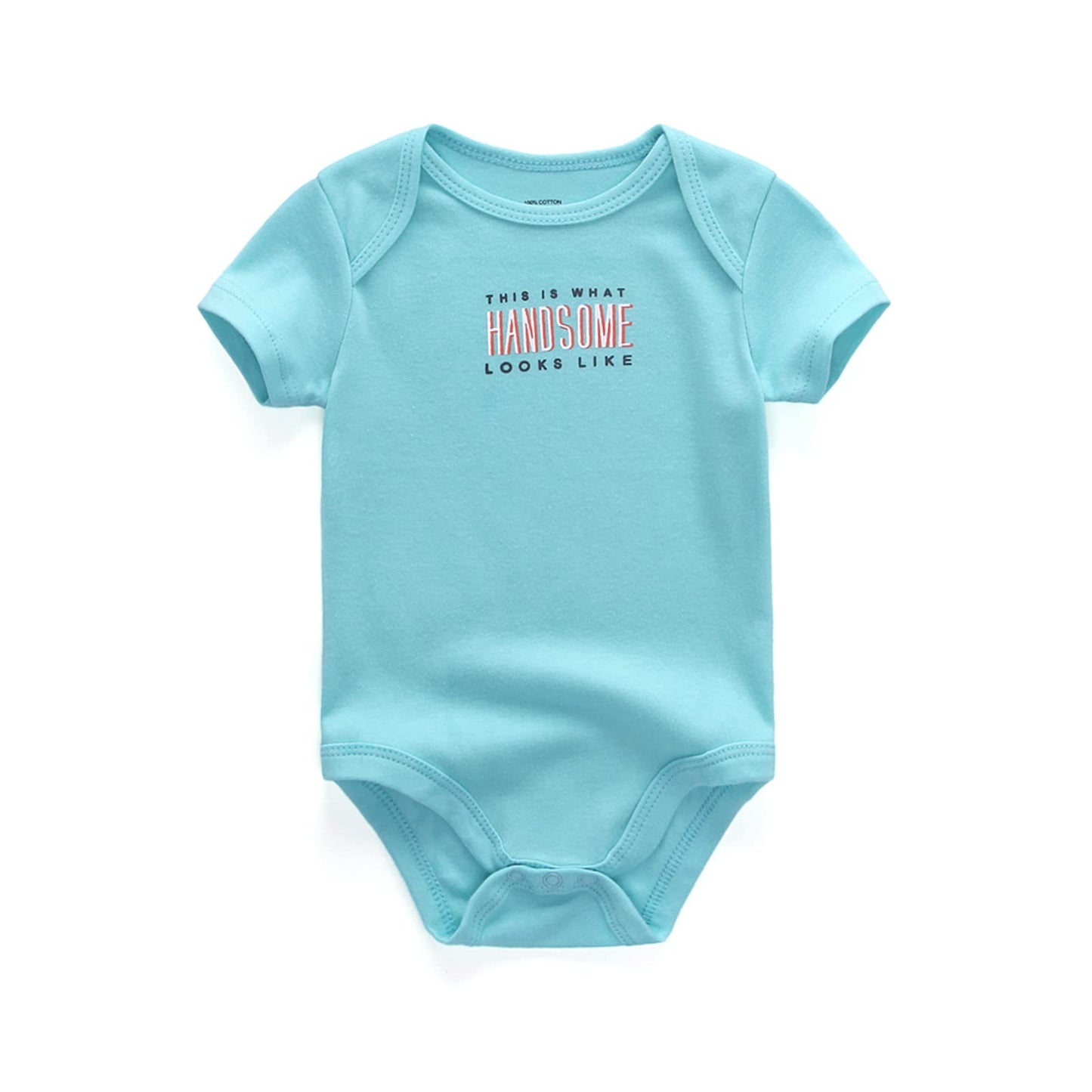 MAMIMAKA Baby Bodysuit Short Sleeve Newborn Pants Baby Clothes for Baby Boy and Girls