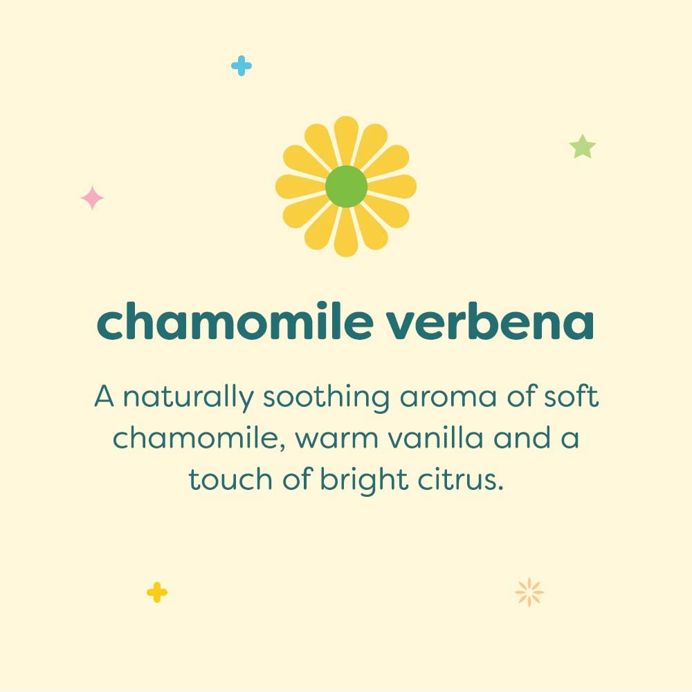 Babyganics Champú para bebé + biberón con bomba de gel de baño, manzanilla verbena, hipoalergénico y sin desgarros, 16 onzas líquidas (paquete de 3), el embalaje puede variar
