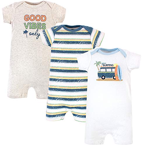 Hudson Baby Pelele de algodón unisex, Gone Surfing, 18-24 meses