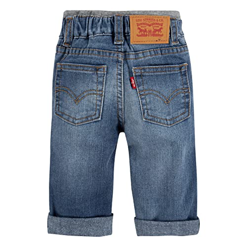 Levi's Baby Boys Straight Fit Jeans, Vintage Sky, 12M