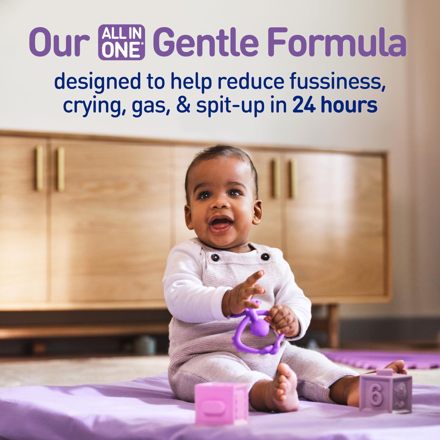Enfamil NeuroPro Gentlease Baby Formula, Brain Building DHA, HuMO6 Immune Blend, Designed to Reduce Fussiness, Crying, Gas & Spit-up in 24 Hrs, Ready-to-Feed Infant Formula, Liquid, 32 Fl Oz (6 Count)