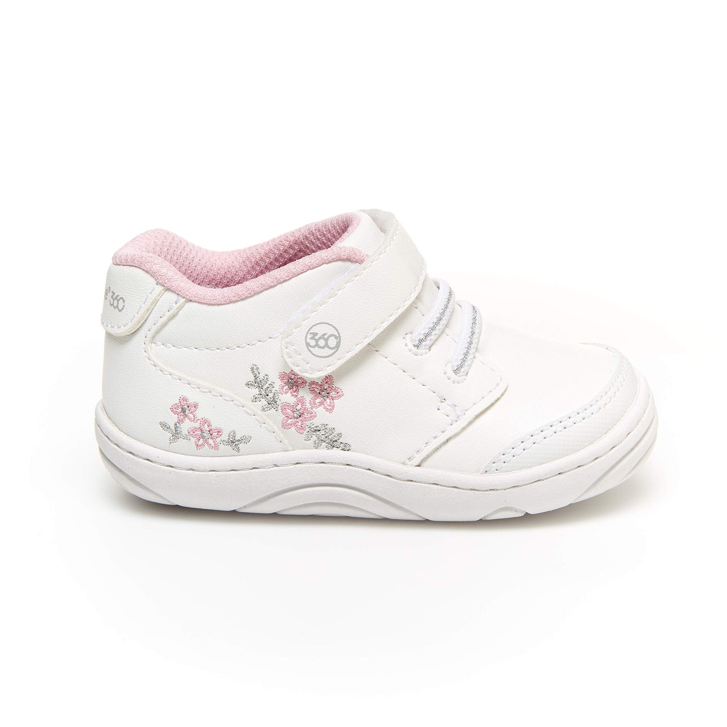 Stride Rite unisex child Sr Taye 2.0 Sneaker, Pink, 4 Toddler US