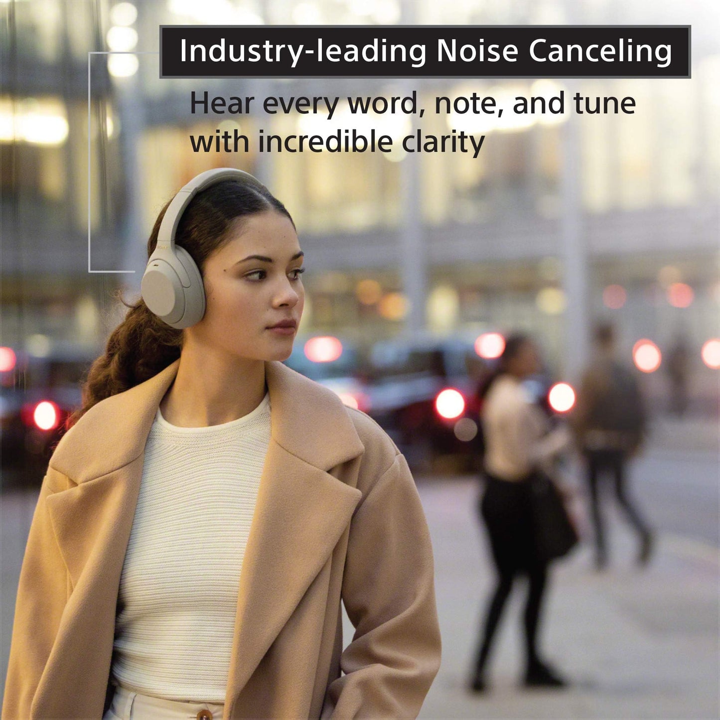 Sony WH-1000XM4 Wireless Premium Noise Canceling Overhead Headphones with Mic for Phone-Call and Alexa Voice Control, Midnight Blue WH1000XM4