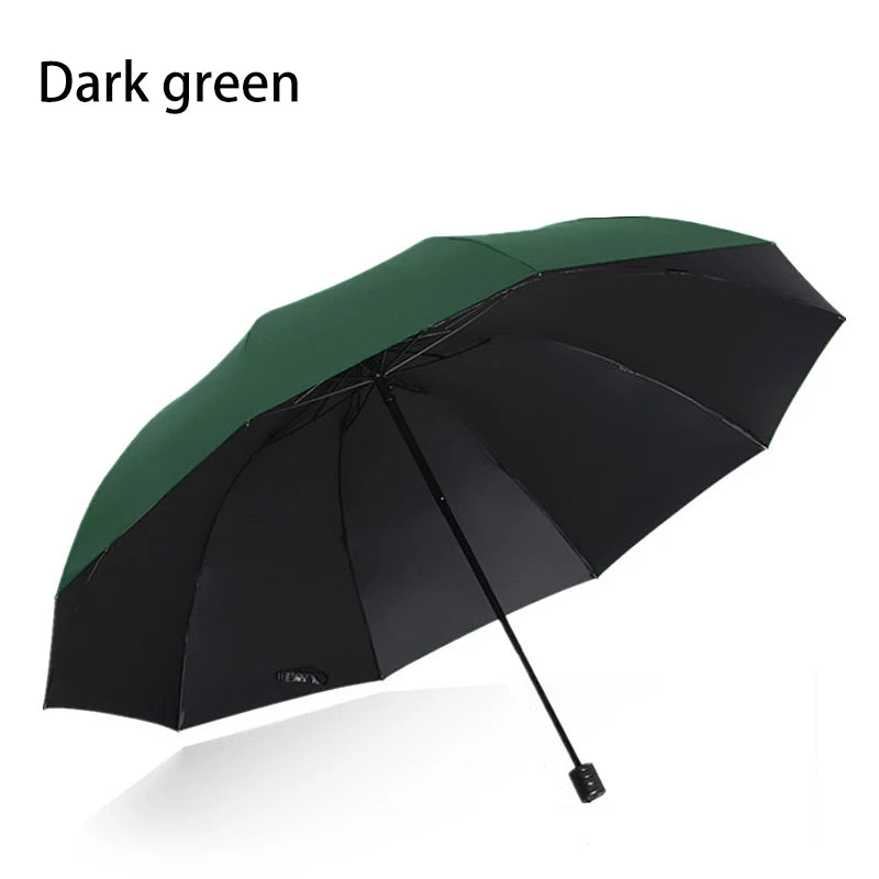 130cm Extra-Large Folding Umbrella Suitable for Both Sunny and Rainy Days and Is Windproof, Waterproof Comprehensive Protection