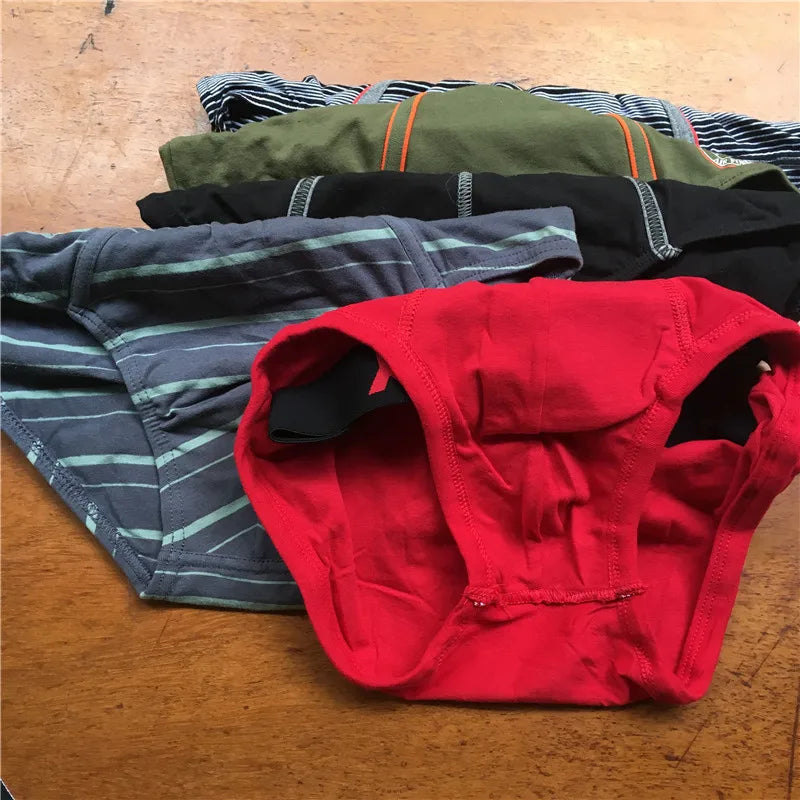 2 unids/lote de calzoncillos para bebés 3 T-12 T, bragas de algodón para estudiantes, calzoncillos suaves para hombres, calzoncillos de estilos mixtos de calidad, calzoncillos para hombres