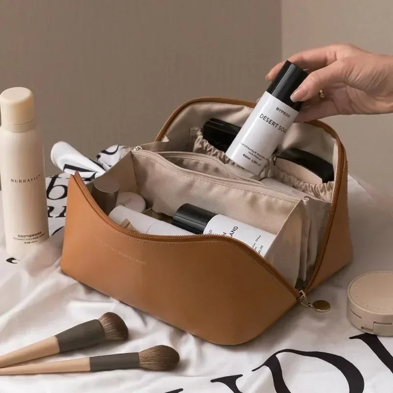 Makeup Organizer Female Toiletry Kit Bag Make Up Storage Pouch Luxury Lady Box, Cosmetic Bag, Organizer Bag For Travel Zip