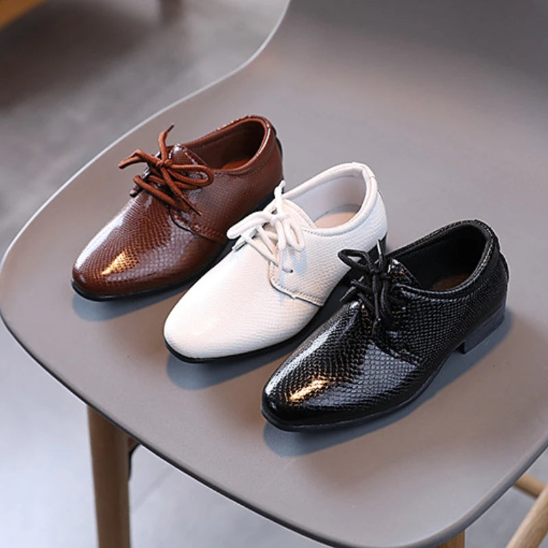 Zapatos Niño Shoes for Boys Child Leather Shoes Spring Autumn New British Boy Single Shoes Fashion Performance Shoe Kids Shoe