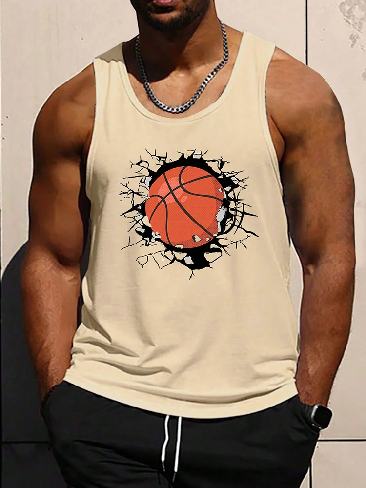 3D Lion Print Men's Tank Top Summer Street Fashion Men's Tank Top Daily Casual Men's Tank Top Outdoor Sports Men's Tank Top