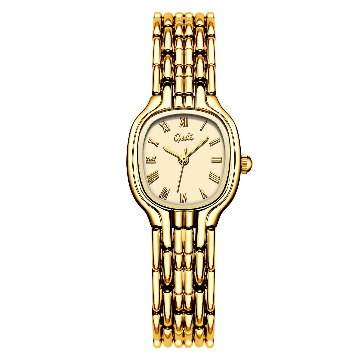 Light Luxury Fashion Watch for Women Small Dial Roman Numeral Bracelet Waterproof Quartz Watches Women's Gift