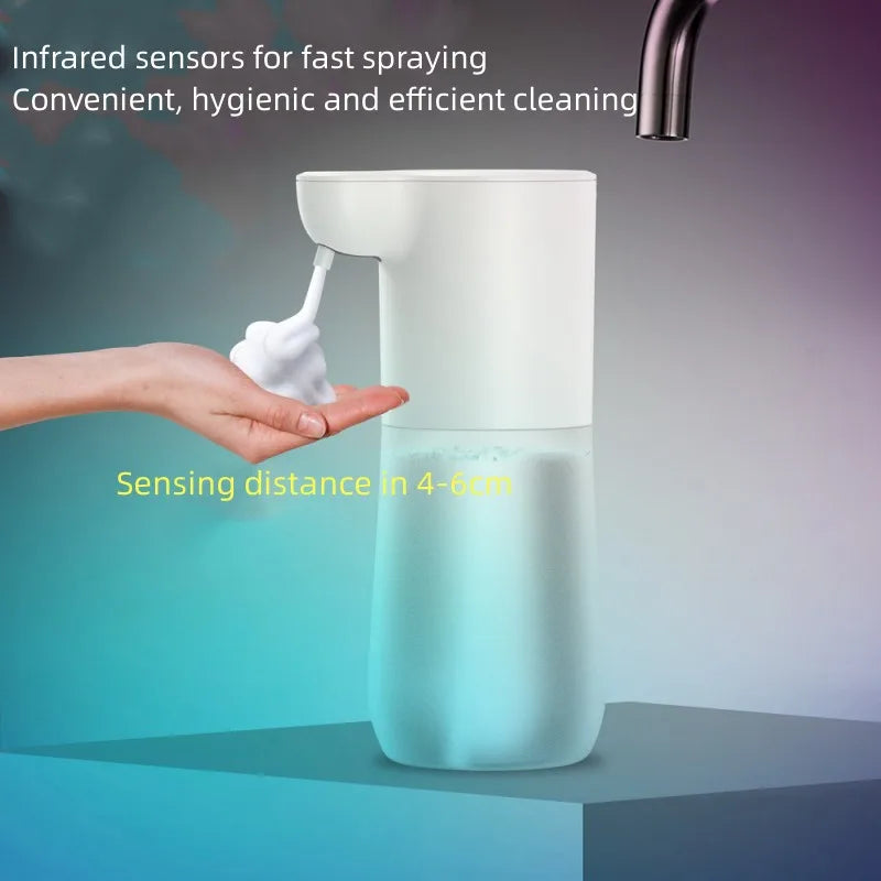 USB Charging Automatic Induction Foam Soap Dispenser Smart Liquid Soap Dispenser Auto Touchless Hand Washer For Kitchen Bathroom