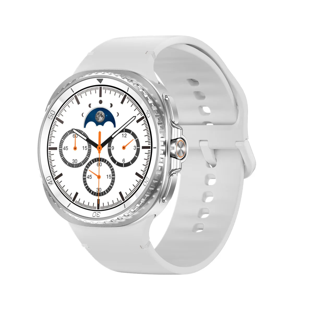 Smart Watch Man with Rotating Bezel AI Voice Assistant Receive Call 3ATM Waterproof Remote Music 1.43inch HD Screen Wristwatch