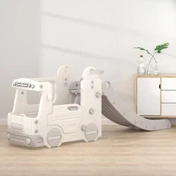 Equipo de juegos interior para niños pequeños, parque de atracciones en casa para bebés, juguetes deslizantes y columpios, toboganes de plástico para niños