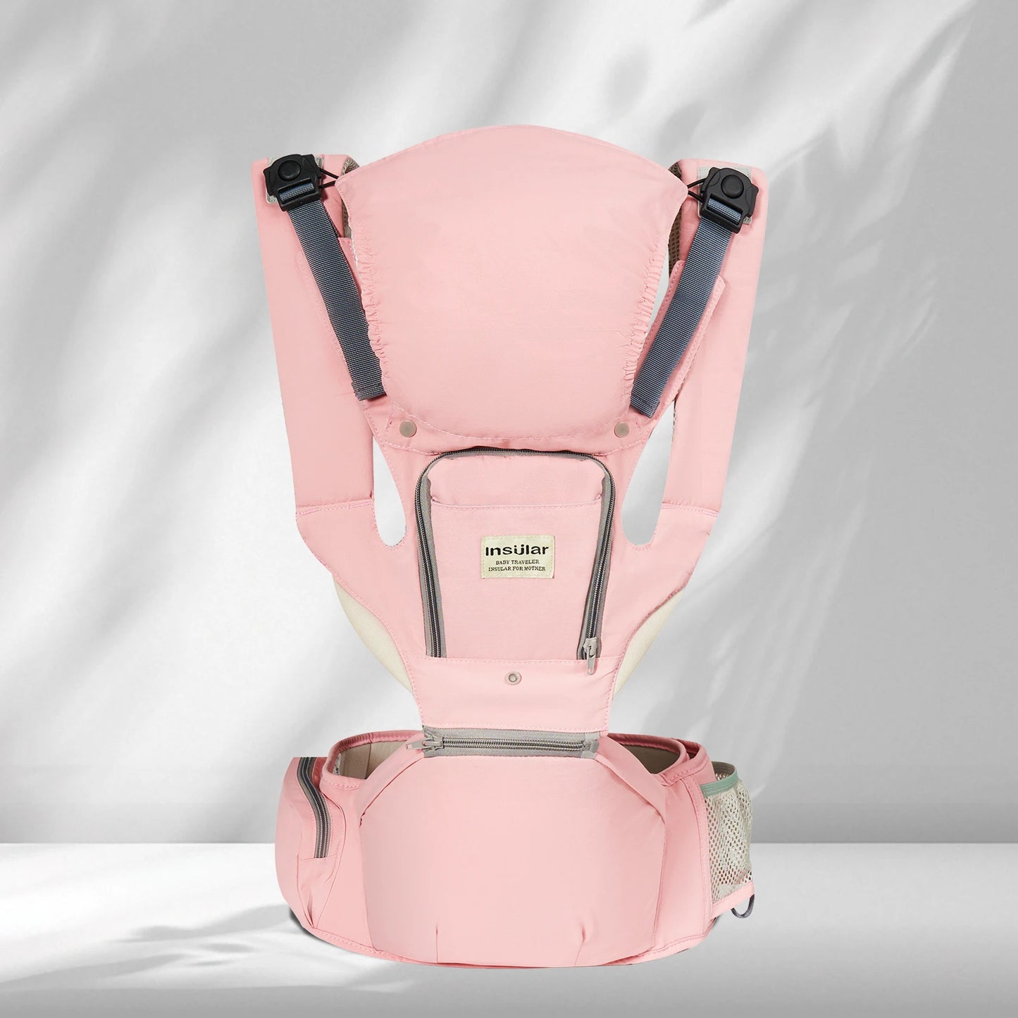 INSULAR Baby Carrier Breathable Child Waist Stool With Hip Seat Waist Stool Front Hold Portable Multi-functional 0-2Y