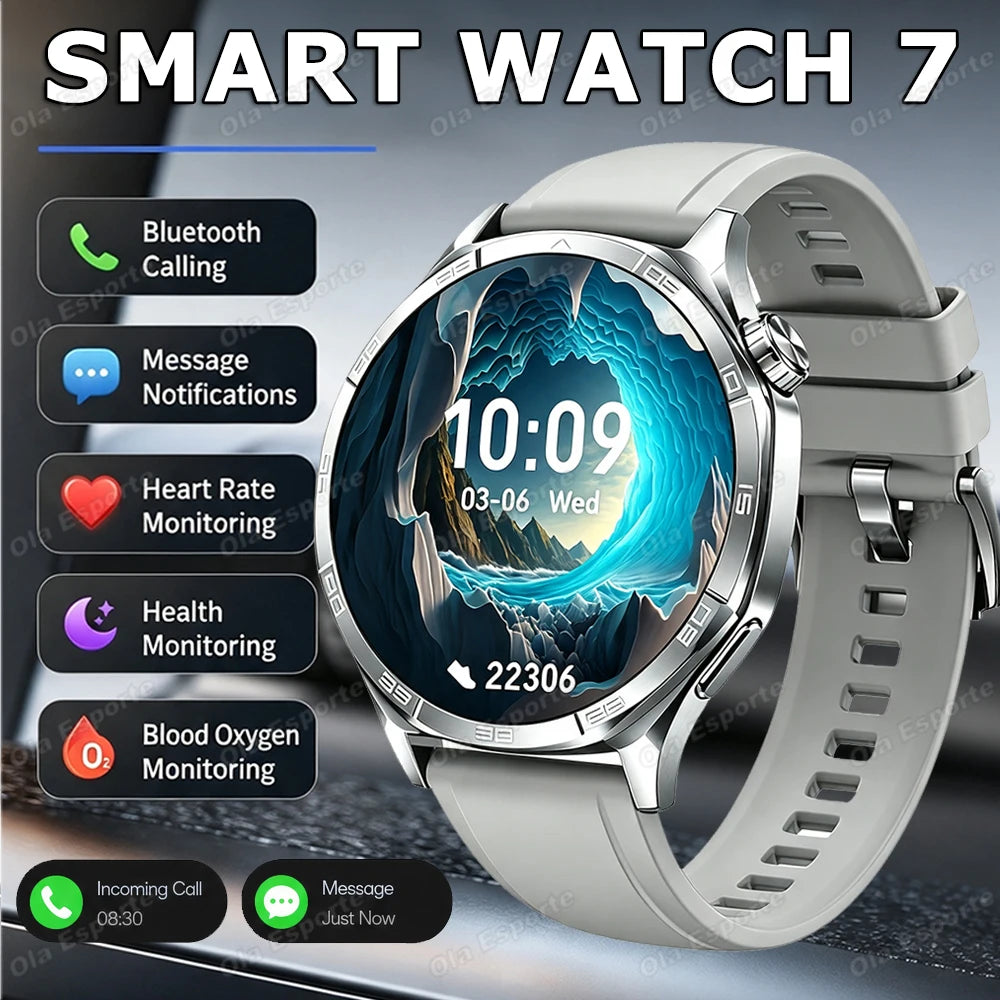 Men Smart Watch 1.52" HD Screen Bluetooth 5.4 Wireless Call Information Reminder Health Monitor Smart Watch IP68 Waterproof HT30