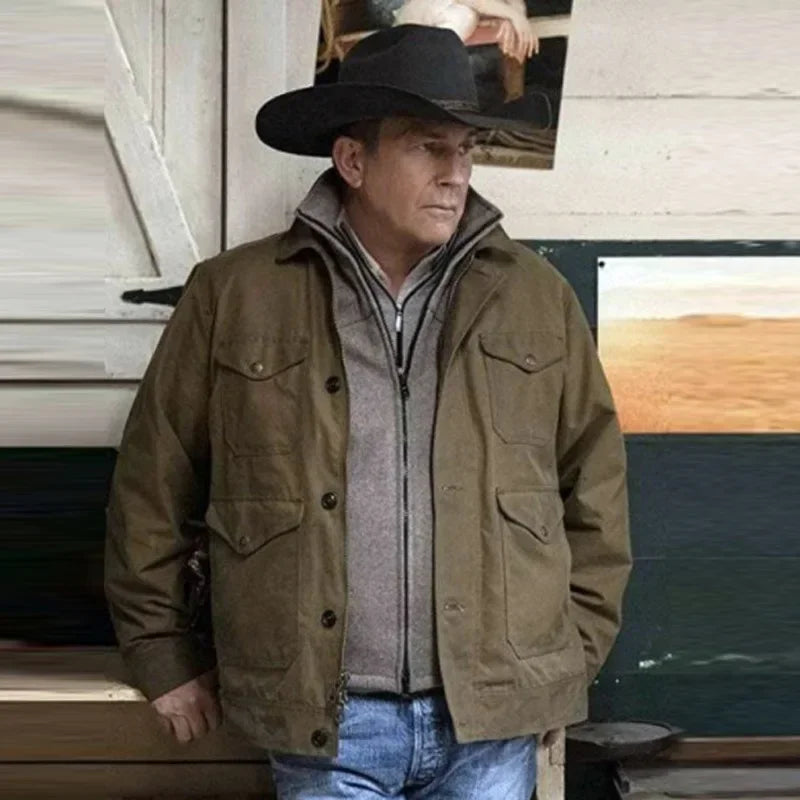Black Cotton Jacket Men's Jean Jacket 5XL Cotton Denim Autumn Winter Jacket Male Jean Coats Men Cowboy Jackets