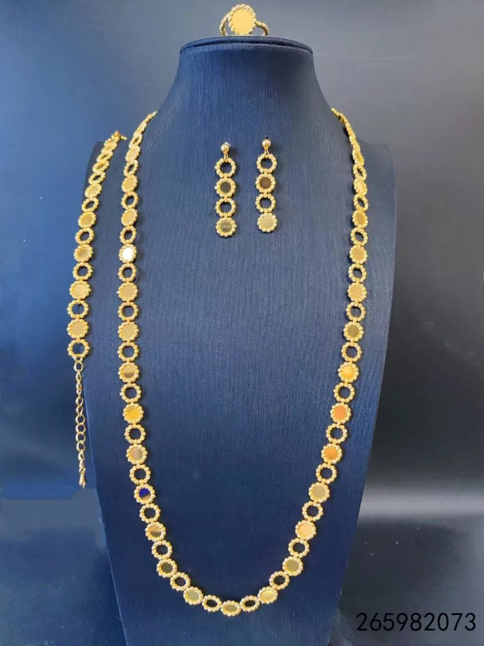 Jankelly Trendy Fashion4PCS Luxury Waterdrop Indian Jewelry Sets For Women Wedding Party Indian Dubai Bridal jewelry Sets