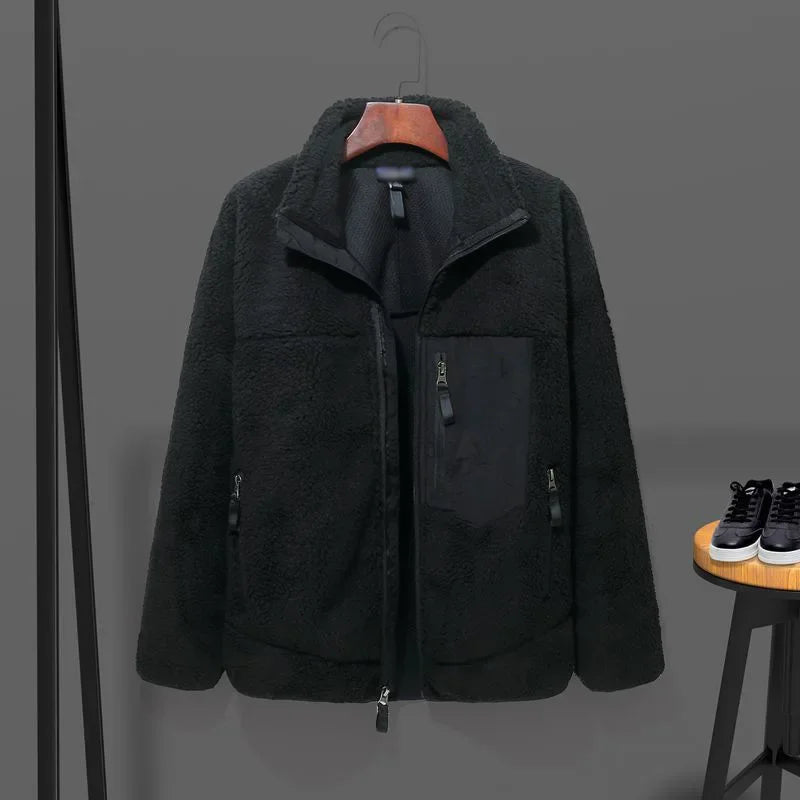Male Outdoor Coldproof Windproof Jacket Winter Sweater Cashmere Jacket Down Jacket Man's Warm and Comfortable Jacket Outwear