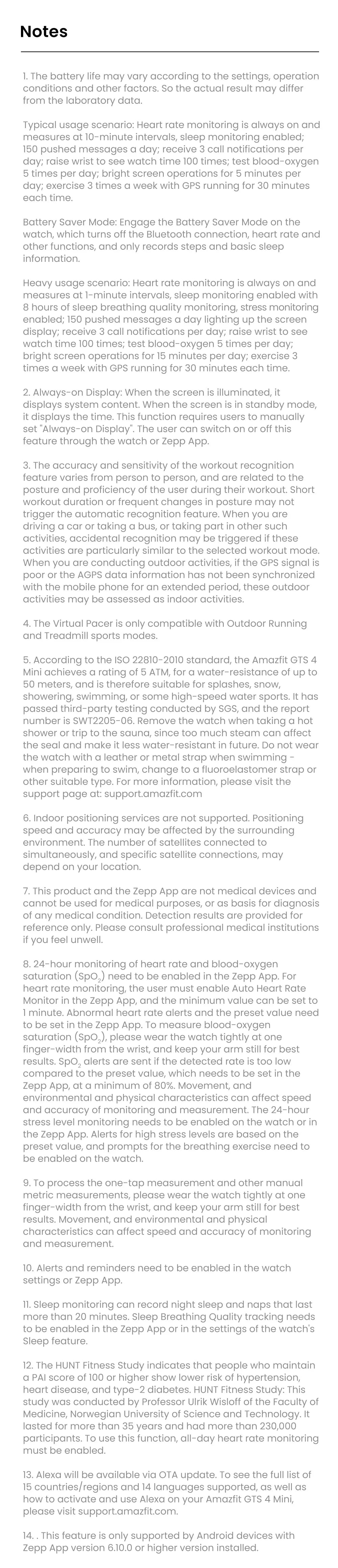 New Amazfit GTS 4 Mini Smartwatch 24H Heart Rate 120 Sports Modes Smart Watch Zepp App With Alexa Built-in For Android For iOS