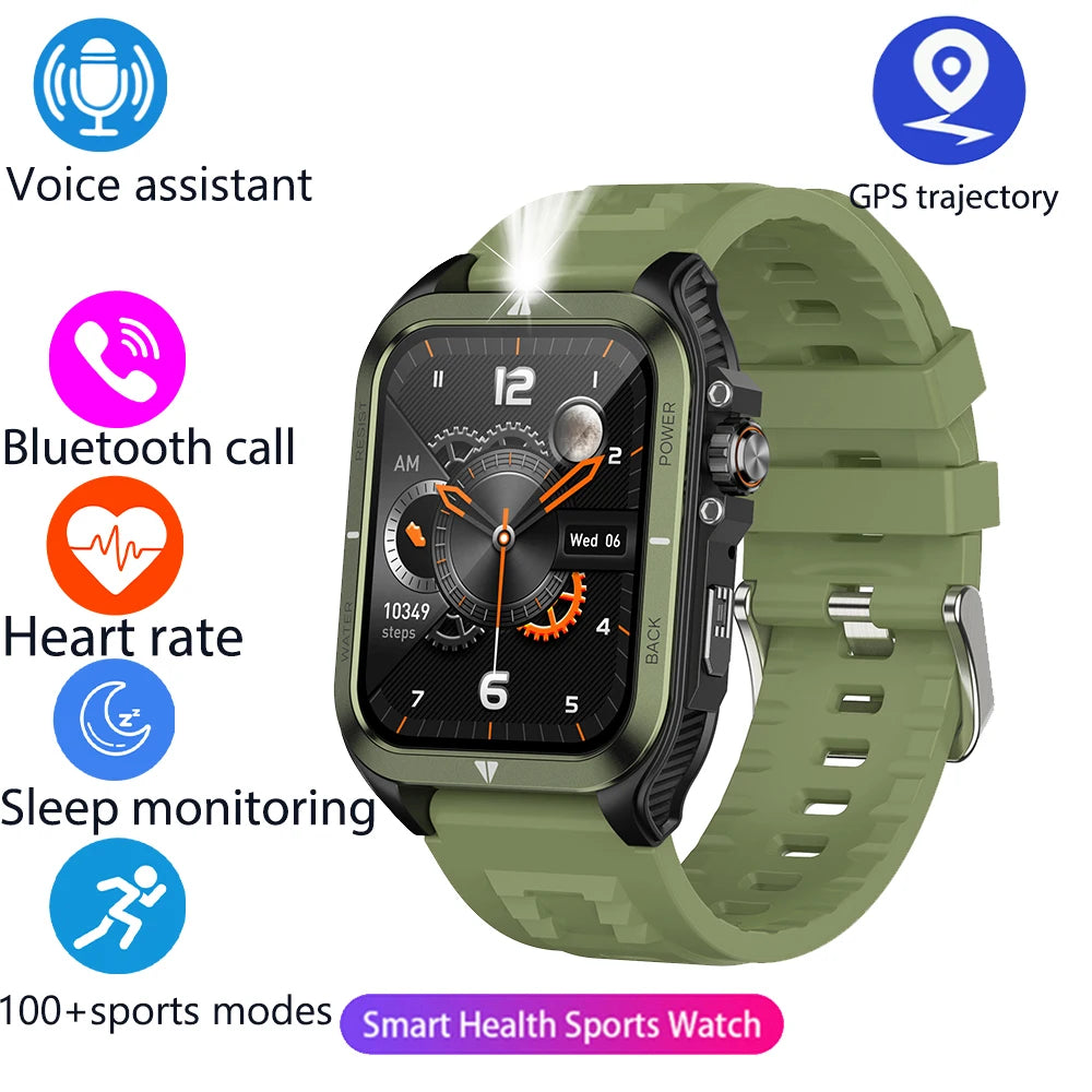 2026 New 1.83" HD Screen Sports Smart Watch BT Call with Heart Rate Health Monitoring 100+Sports Mode IP68 Waterproof Smartwatch