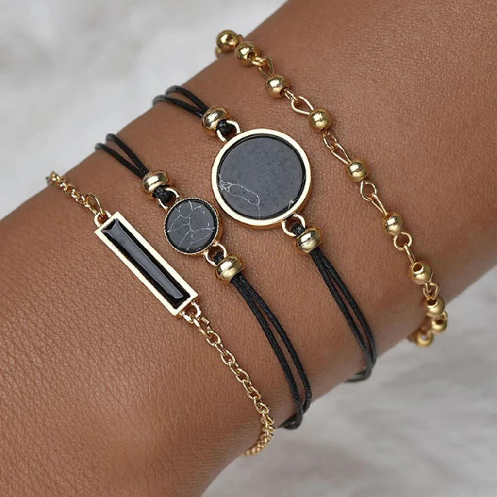 5pcs Set Top Style Fashion Women's Luxury Leather Band Analog Quartz WristWatch Ladies Watch Women Dress Reloj Mujer Black Clock