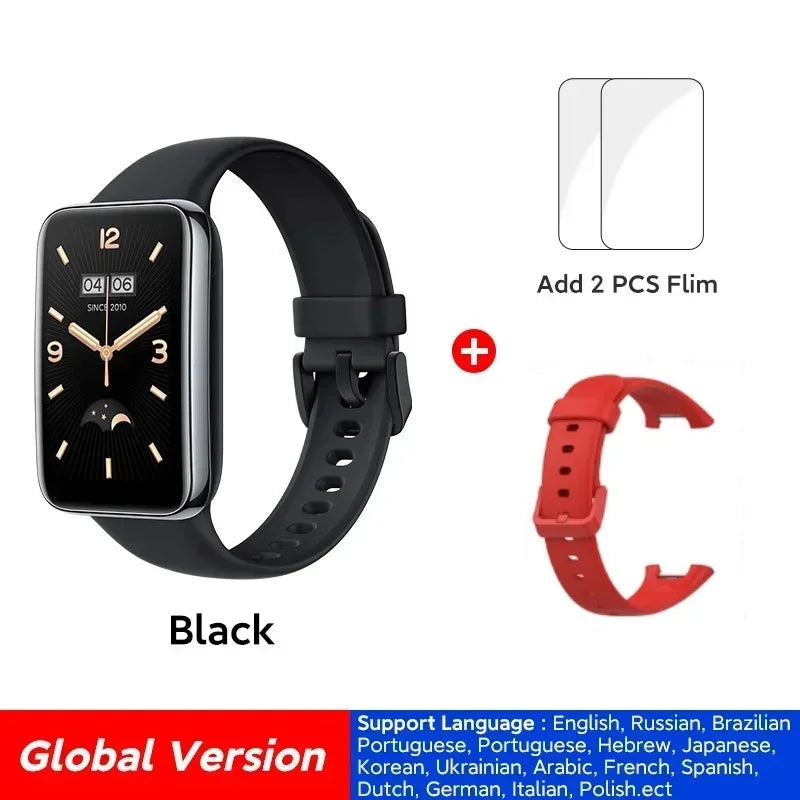 Original Global Version Xiaomi Mi Band 7 Pro AMOLED Screen Blood Sleep Breathing Oxygen Monitoring Health Management Smart Watch