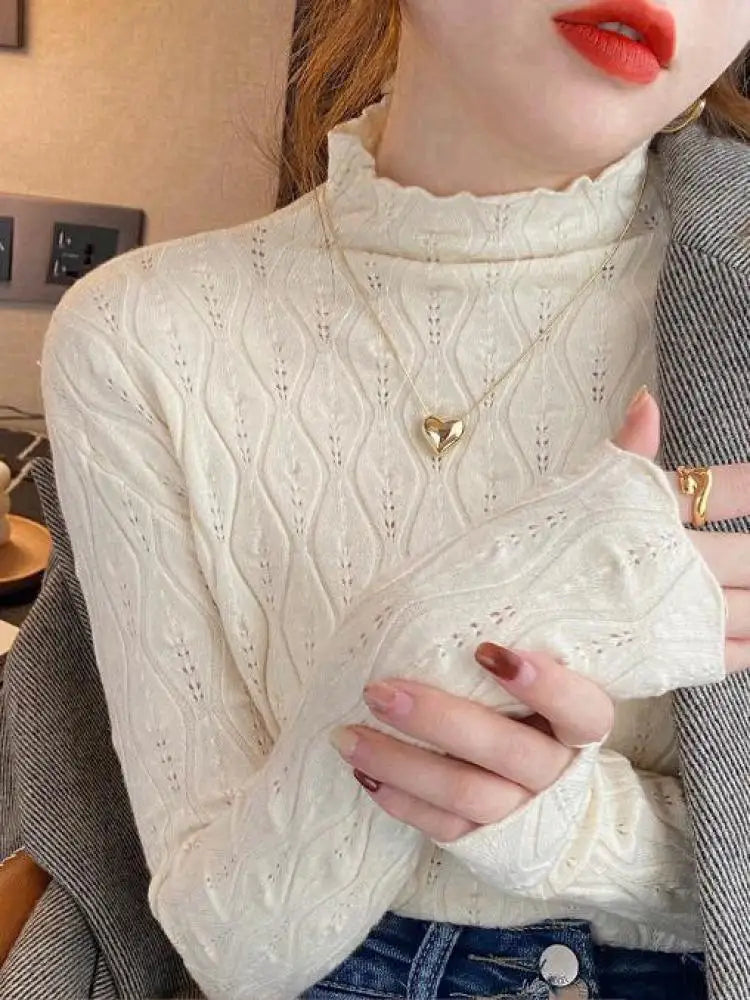 2026 Cashmere Turtleneck Women Sweaters Autumn Winter Warm Pullover Slim Tops Knitted Sweater Jumper Soft Pull Female
