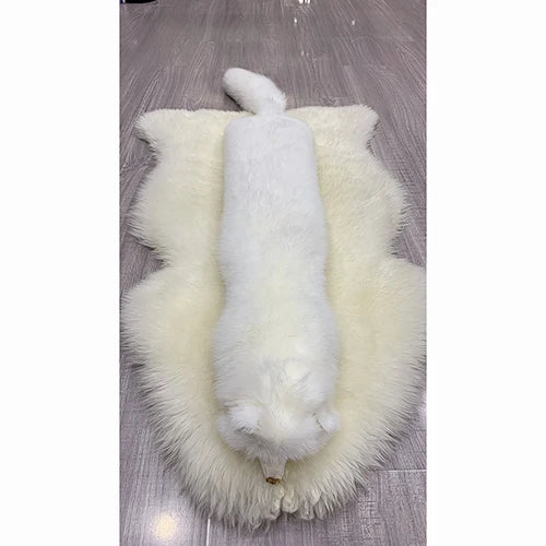 Winter Warm Large Real Fox Fur Collar Natural Fur Coat Scarves Luxury Women Men Jackets Hood Shawl Decor Female Neck Scarf Wraps