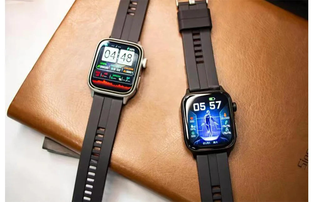 2024 New Smart Watch ECG+PPG Body Temperature Heart Rate Monitoring SmartWatch IP67 Waterproof Multi-sport Modes Fitness Watches