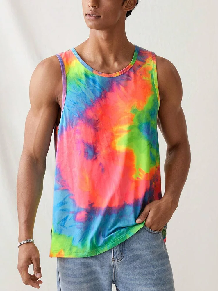 3D Lion Print Men's Tank Top Summer Street Fashion Men's Tank Top Daily Casual Men's Tank Top Outdoor Sports Men's Tank Top