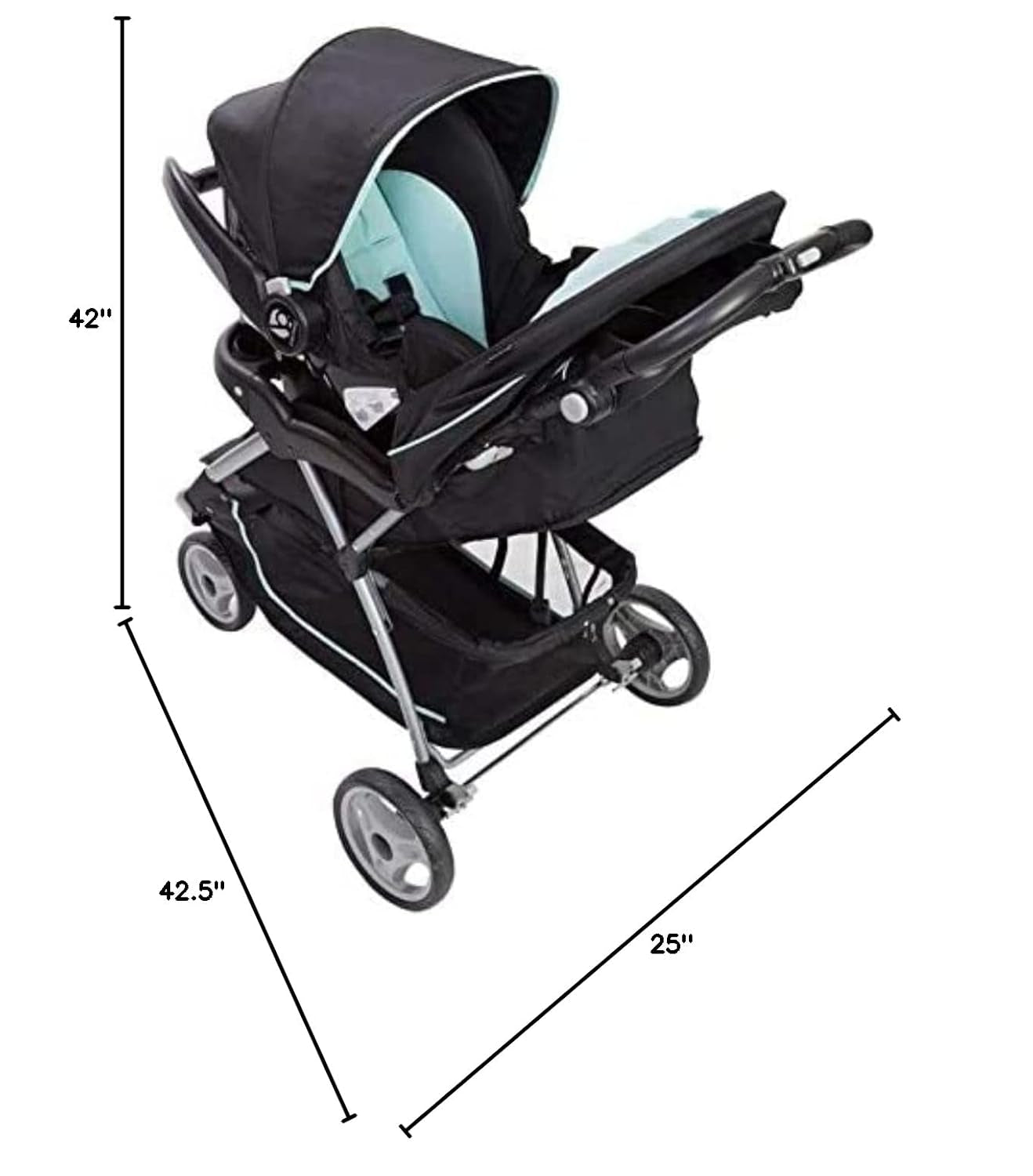 EZ Ride 35 Travel System, Doodle Dots