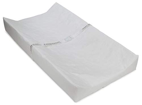 Delta Children Sloane Crib 7-Piece Baby Nursery Furniture Set–Includes: Convertible Crib, Dresser, Changing Top, Crib Mattress, Fitted Sheets, Toddler Guardrail & Changing Pad, White w/Melted Bronze