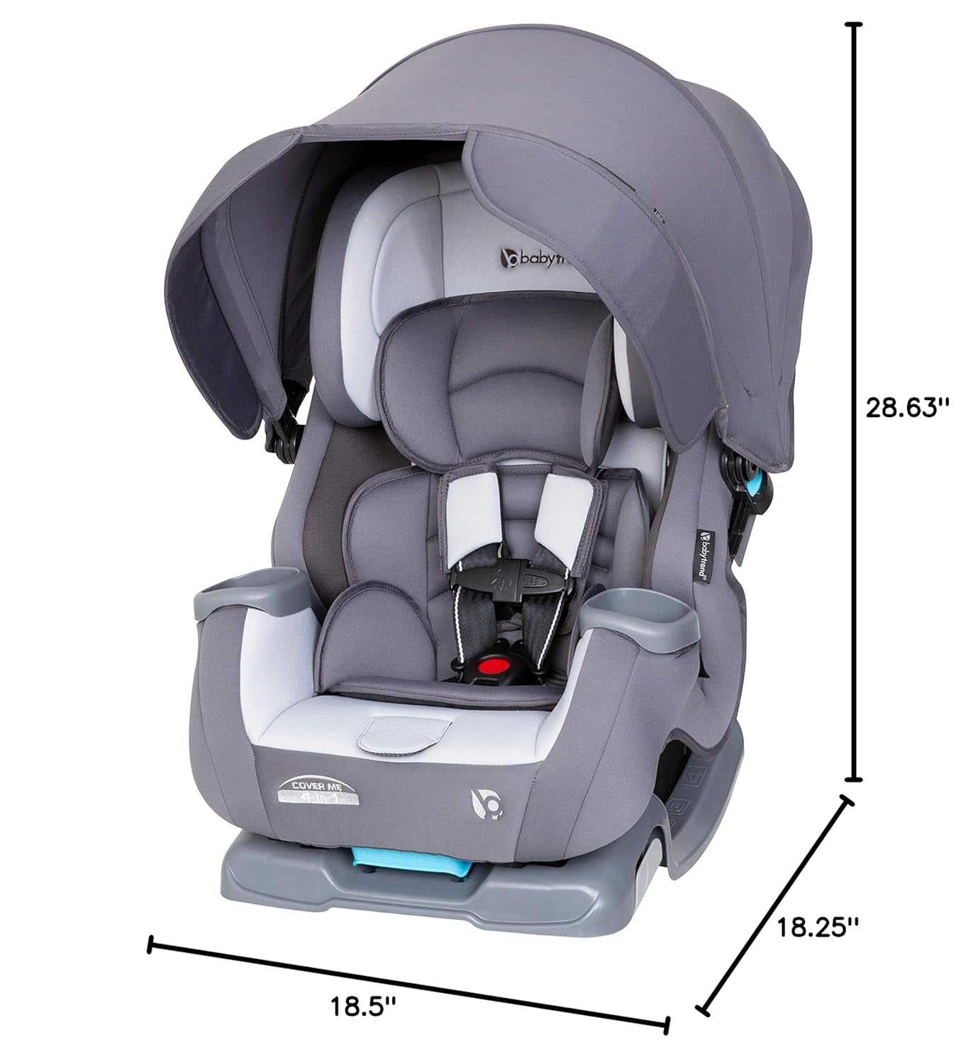Cover Me 4 in 1 Convertible Car Seat, Vespa , 18.25 Inch (Pack of 1)
