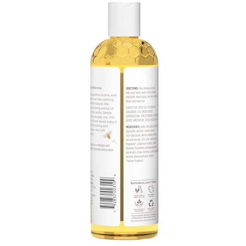 Burt's Bees Juego de champú y lavado para bebés, fórmula 2 en 1 a base de plantas de origen natural para pieles sensibles, aroma calmante de lavanda, sin desgarros, probado por pediatras, 3 botellas de tamaño de viaje, 36 oz (paquete de 3 de 12 oz)