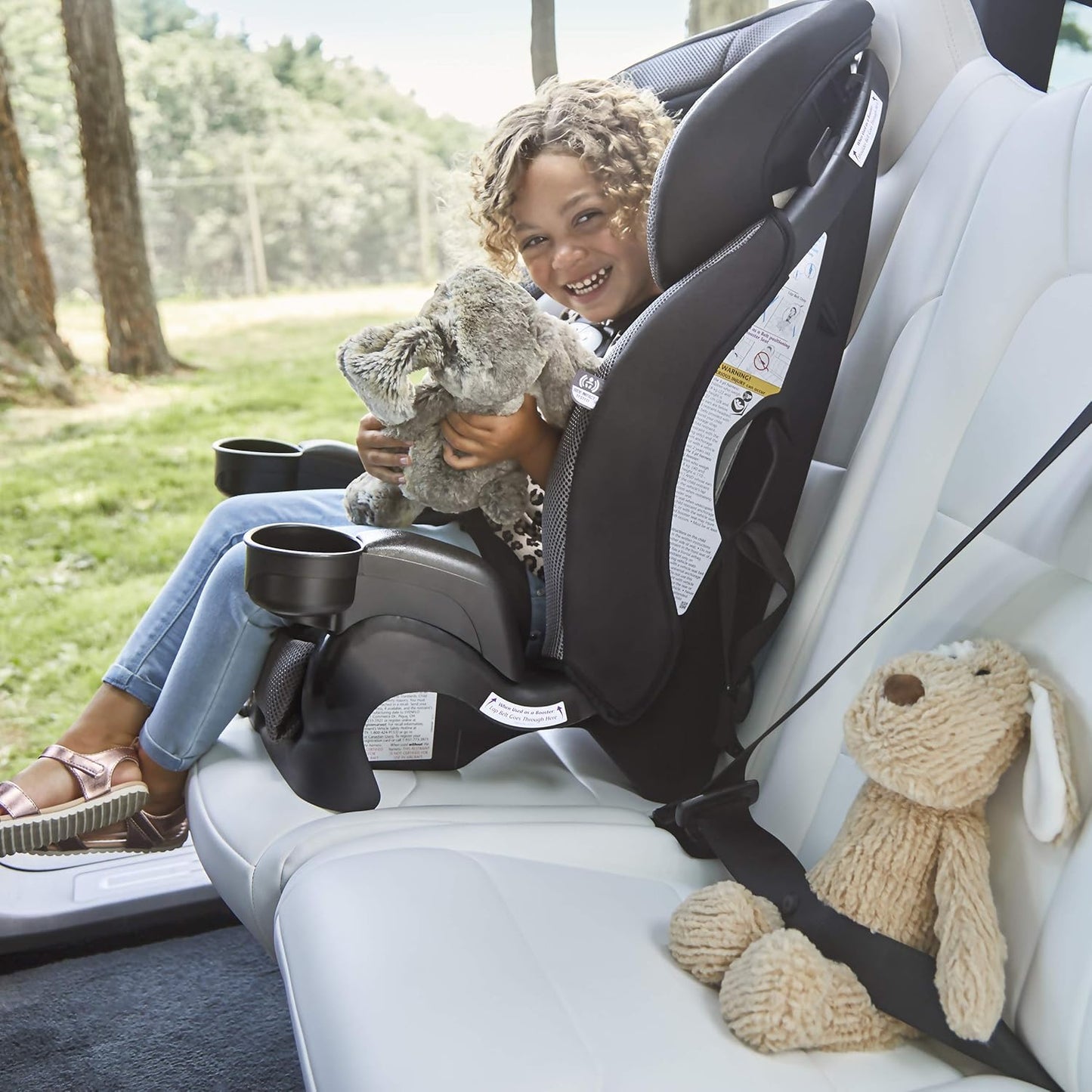 Chase plus 2-In-1 Booster Car Seat (Geneva Pink)