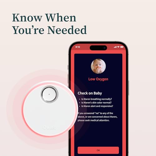 Monitor inteligente para bebés Owlet® Dream Duo: Dream Sock® aprobado por la FDA más Owlet Cam: rastrea y notifica la frecuencia del pulso y el oxígeno mientras ve al bebé en video WiFi HD de 1080p - Menta