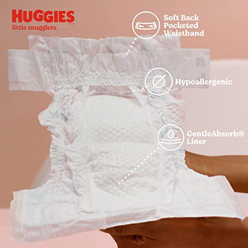 Huggies Size 6 Diapers, Little Snugglers Baby Diapers, Size 6 (35+ lbs), 96 Count (2 Packs of 48), Packaging May Vary