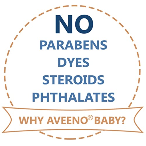 Aveeno Baby Daily Moisture Jabón y champú de baño suave con extracto de avena natural, fórmula hipoalergénica, sin lágrimas y sin parabenos para cabello y piel sensibles, ligeramente perfumado, 33 fl. onz