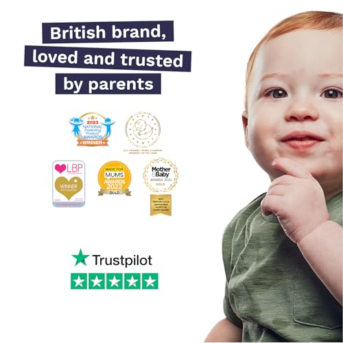 Pura Size 6 Eco-Friendly Diapers (29+ lbs) Hypoallergenic, Soft Organic Cotton, Sustainable, up to 12 Hours Leak Protection, Allergy UK, Recyclable Paper Packaging, 3 Packs of 18 Diapers (54 Diapers)