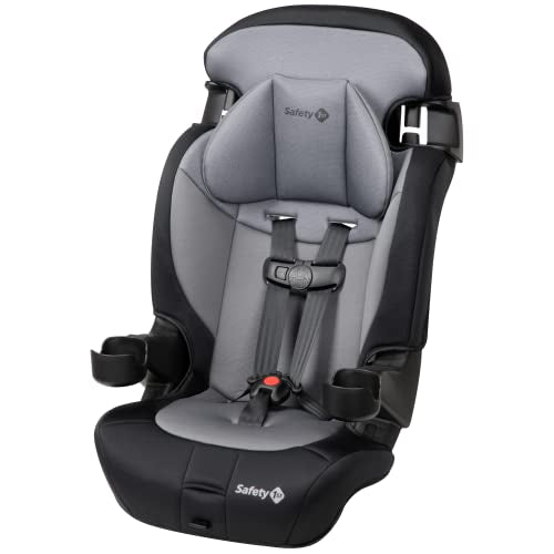 Asiento elevador para automóvil 2 en 1 Safety 1st Grand, uso extendido: orientado hacia adelante con arnés, 30 a 65 libras y elevador con posicionamiento del cinturón, 40 a 120 libras, High Street