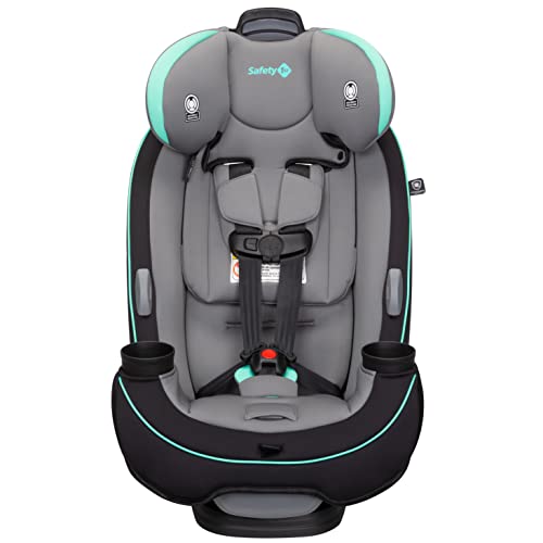 Safety 1st Grow and Go All-in-One Convertible Car Seat, Rear-facing 5-40 pounds, Forward-facing 22-65 pounds, and Belt-positioning booster 40-100 pounds, Aqua Pop, 1 Count (Pack of 1)