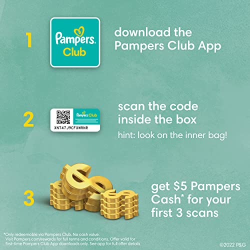 Pañales Pampers Pure Protection - Tamaño 6, suministro para un mes (108 unidades), pañales desechables hipoalergénicos premium para bebé