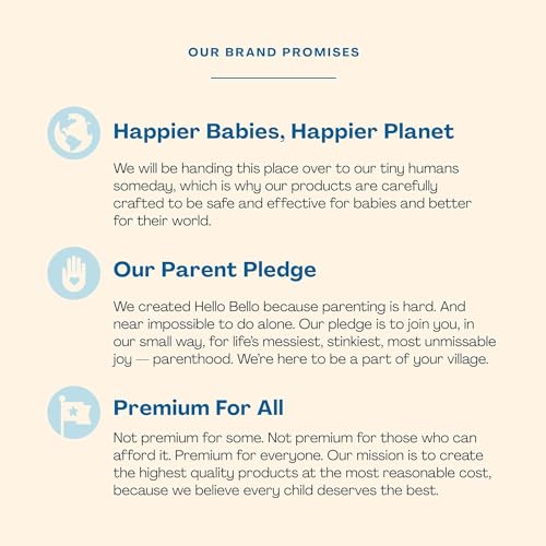 Toallitas para bebé Hello Bello extra suaves sin perfume, a base de plantas, fabricadas con 99 % de agua y aloe para bebés y niños, 1080 unidades