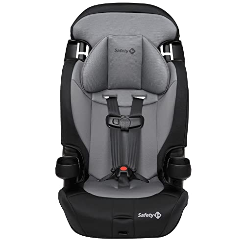 Asiento elevador para automóvil 2 en 1 Safety 1st Grand, uso extendido: orientado hacia adelante con arnés, 30 a 65 libras y elevador con posicionamiento del cinturón, 40 a 120 libras, High Street