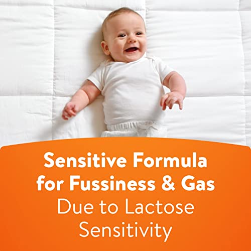 Similac 360 Total Care Sensitive Infant Formula for Fussiness & Gas Due to Lactose Sensitivity, Has 5 HMO Prebiotics, Non-GMO,‡ Baby Formula Powder, 34.9-oz Value Can, Pack of 3