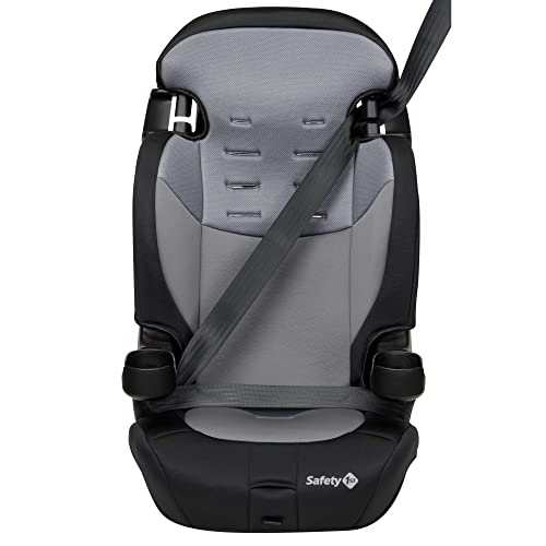 Asiento elevador para automóvil 2 en 1 Safety 1st Grand, uso extendido: orientado hacia adelante con arnés, 30 a 65 libras y elevador con posicionamiento del cinturón, 40 a 120 libras, High Street