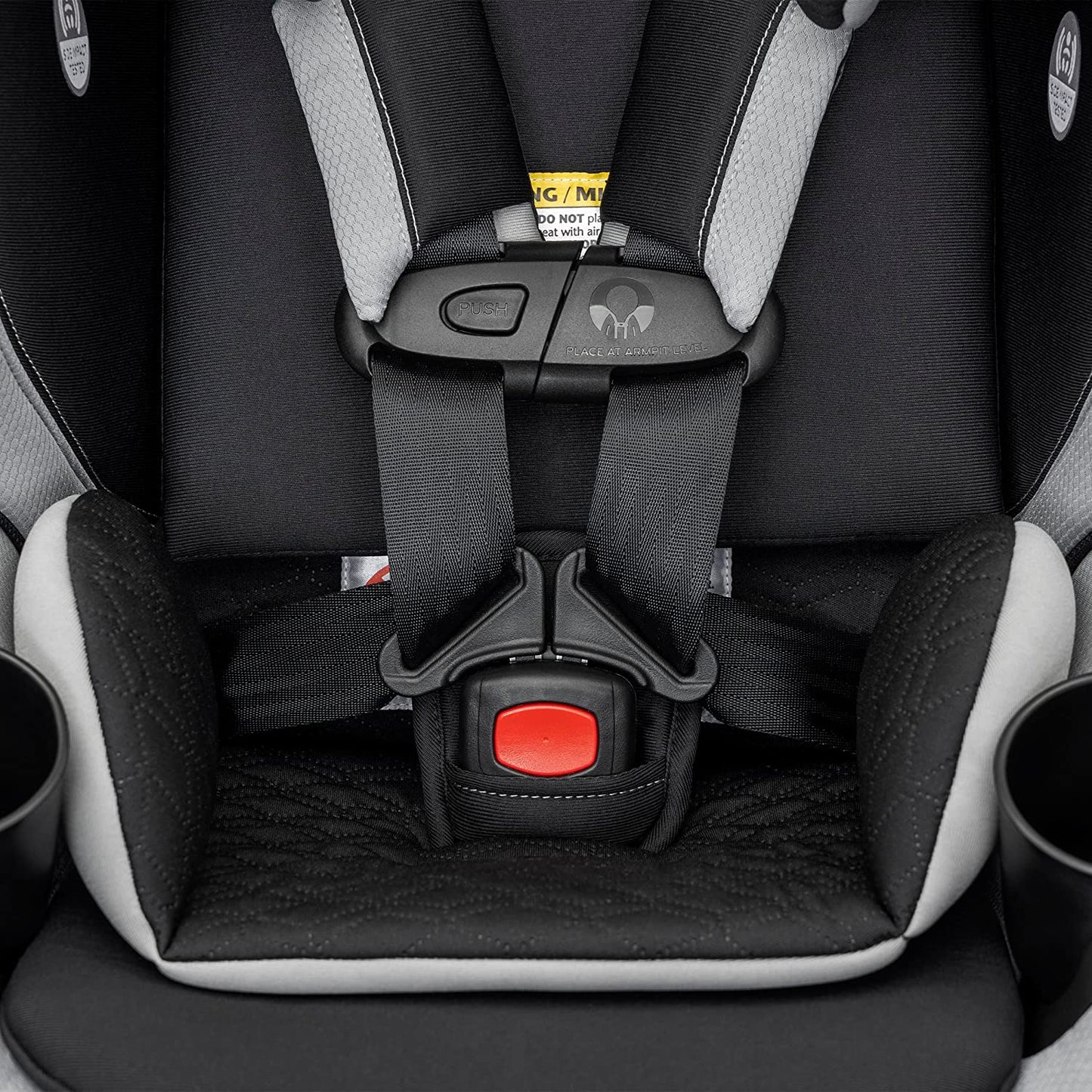 Revolve360 Slim 2-In-1 Rotational Car Seat with Quick Clean Cover (Salem Black)