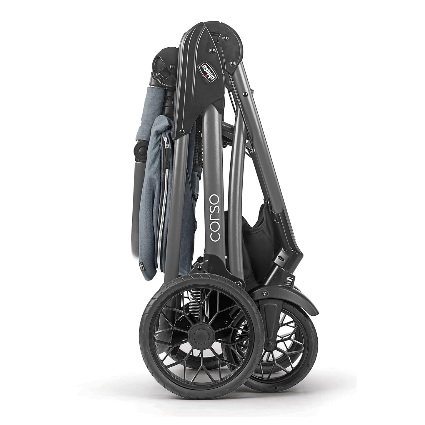 Corso Modular Travel System, Corso Stroller with Keyfit 30 Zip Infant Car Seat and Base, Stroller and Car Seat Combo, Infant Travel System | Silverspring/Grey