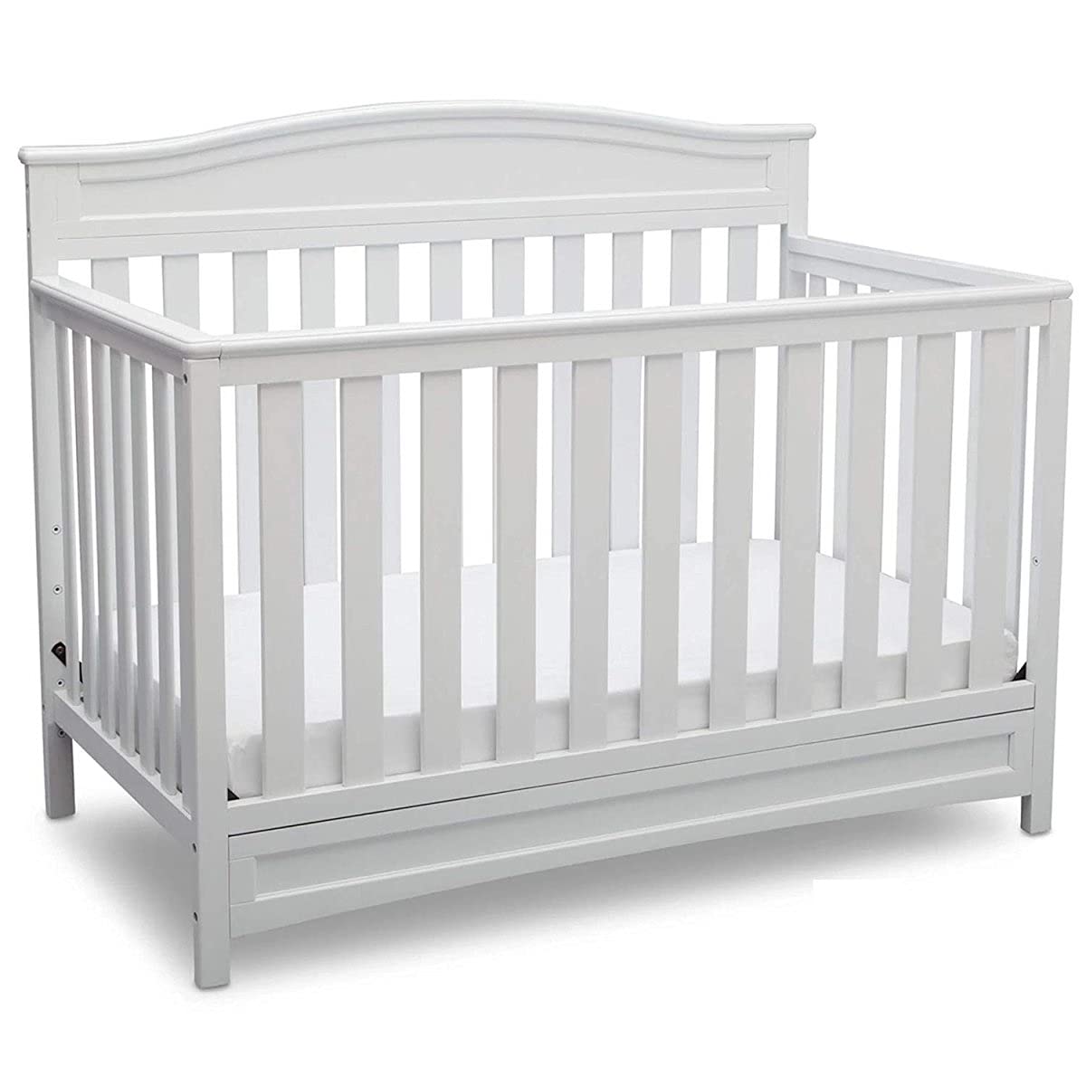 Cuna convertible 4 en 1 Delta Children Emery - Certificación Greenguard Gold, color blanco