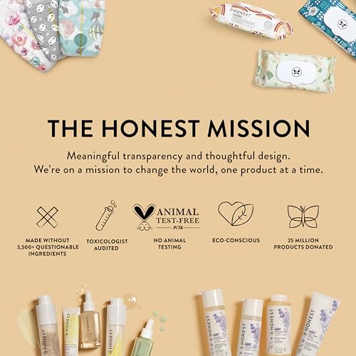 The Honest Company 2-in-1 Cleansing Shampoo + Body Wash and Face + Body Lotion Bundle | Gentle for Baby | Naturally Derived | Lavender Calm, 18.5 fl oz