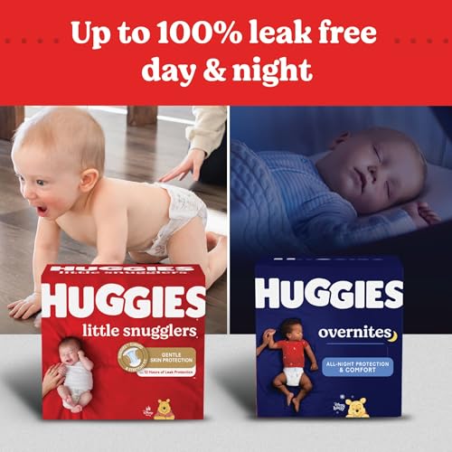 Pañales Huggies talla 1, pañales Little Snugglers, talla 1 (8-14 libras), 198 unidades (6 paquetes de 33)